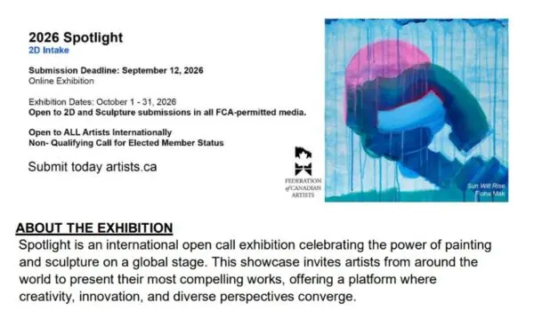 FCA 2026 Spotlight Online Exhibition