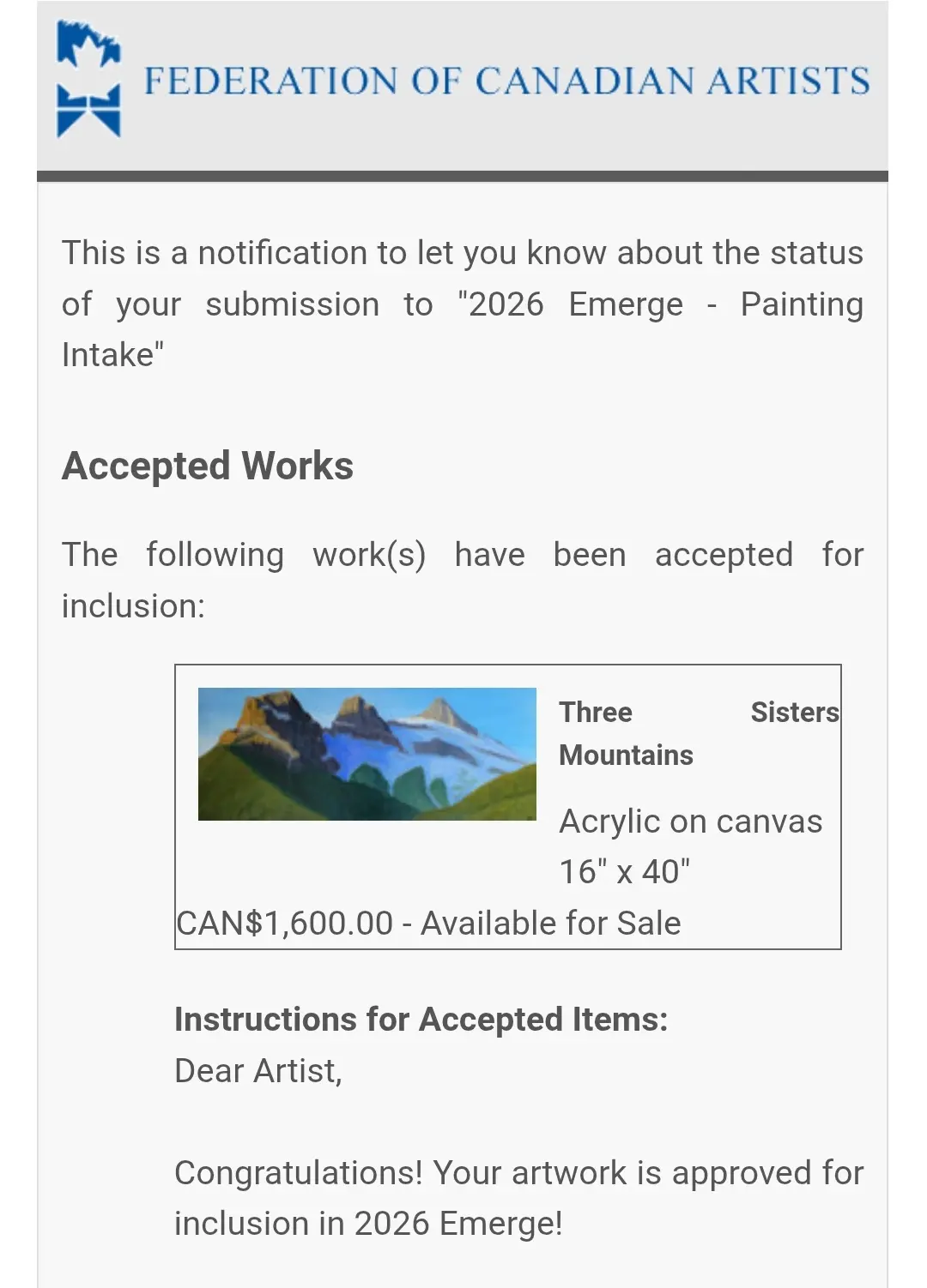 2026 Emerge Acceptance