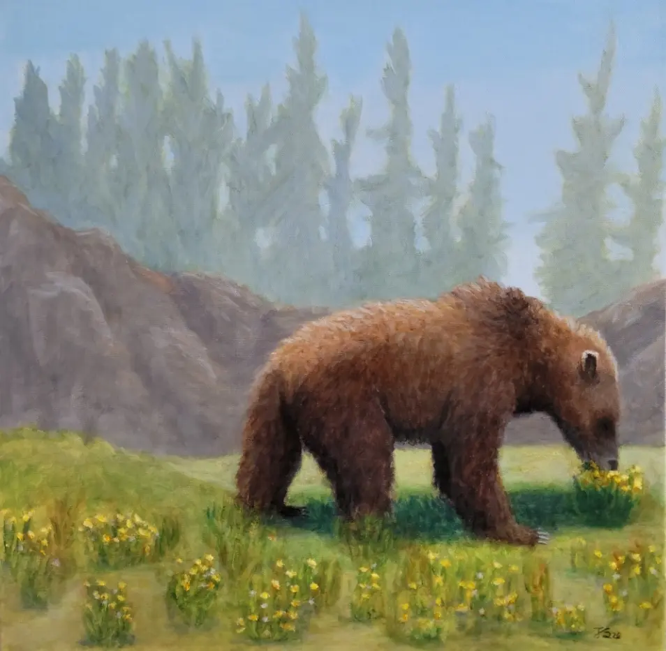 Grizzly Gorging